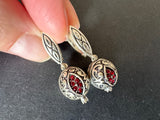 Pomegranate earrings Silver 925