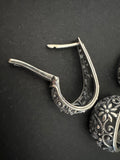 Set Ring Earrings floral Silver 925