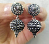 Discover unique style with our one of a kind silver jewelry. Our dome earrings feature intricate thorns for a bold look. Looking for the perfect gift for a goth woman? Our unusual silver rings are the perfect choice. Handcrafted with stamped 925 silver from our Armenian jewelry store, get yours online today.