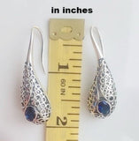 Silver ring  Blue topaz stone Sterling 925 Spring gifts for women