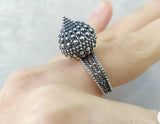 Discover unique jewelry from Armenia with our One of a Kind Silver Jewelry. Made from silver 925 and stamped with intricate designs, our dome earrings and unusual rings make the perfect gift for the goth woman. Shop online and add a touch of elegance to your collection with our thorn-inspired pieces.