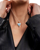 Pendant melting heart Silver 925