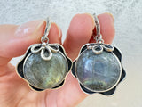 Jewelry set labradorite silver 925