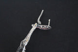 SET Silver 925 real Gold plated Earrings and Ring