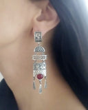 Garnet rings jewelry handmade STERLING SILVER 925 Ring