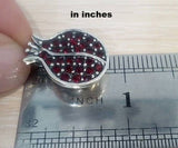 Pomegranate pendant Persephone symbol STERLING SILVER 925