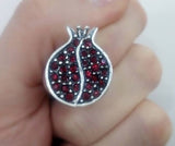 Pomegranate pendant Persephone symbol STERLING SILVER 925