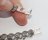 Marcasite bracelet Choose length Silver bracelets women art deco