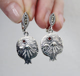 Pomegranate Ararat Mount earrings ring pendant STERLING SILVER 925