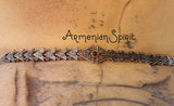 Garnet bracelet Armenian jewelry Sterling SILVER 925 Taraz jewelry Ethnic