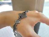 Garnet bracelet Armenian jewelry Sterling SILVER 925 Ethnic bracelets