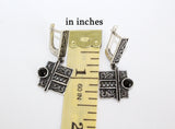 Earrings SILVER 925 Small With black onyx stone