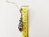 Silver 925 set Earrings very long Ring full finger Pendant