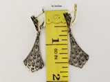 Silver 925 Earrings Peacock tail