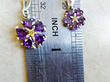 Forget me not Silver 925 Pendant Small Tiny charm Violet flower Anmoruk