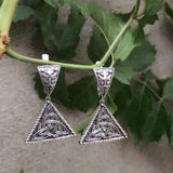 Earrings sterling silver 925 jewelry Armenian traditional