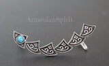 Silver cuff earring only for Left ear and a pair of tiny studs CHOOSE