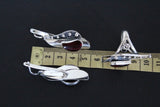Earrings Sterling silver 925 and natural Garnet ONE of a Kind Armenian jewelry