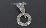 SET Silver 925 earrings ring pendant bracelet Ethnic Geometric