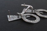 Silver 925 earrings Ethnic Geometric Jewelry Armenian sterling 925