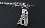 House hooked earrings ring and pendant Sterling silver 925