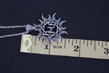 Pendant My Sun Ethnic necklace Sterling silver 925 Armenian