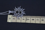 Pendant My Sun Ethnic necklace Sterling silver 925 Armenian