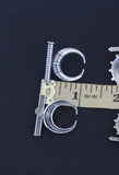 Ethnic stud earrings Sterling silver 925 Armenian jewelry