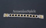 Rosary prayer heavy Sterling silver 925 gilded details Arevakhach eternity