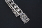 Rosary prayer beads heavy Sterling silver 925 eagle and arevakhach eternity symbol