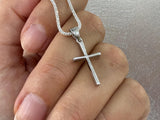 Minimalist small cross light weight  SILVER 925 Orthodox Catholic crosses