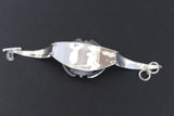 Silver 925 Set bracelet large With gemstone amethyst purple
