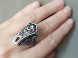 House ring Silver 925 men women