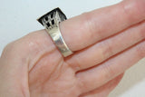 House ring silver 925