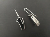 House earrings Silver 925 hooks