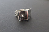 House ring silver 925