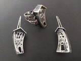 House ring Silver 925 men women
