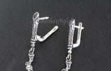 Earrings sterling silver 925 onyx Armenian Spirit