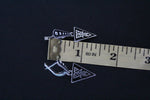 Small earrings silver 925 ornament