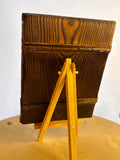 13x17 cm Eve and the serpent Bible Wooden artwork handmade