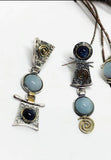 Earrings silver 925 Gold plated Agate Armenian Spirit