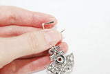 Earrings Garnet Sterling silver 925 Armenian Spirit