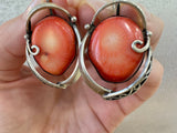 Jewelry set coral silver 925