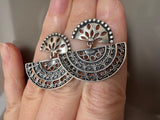 Earrings and ring sterling silver 925 Armenian ethnic style