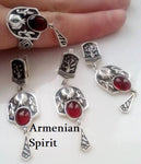 Elevate your style and show your love with our exquisite 925 silver jewelry set from Armenia. Featuring intricate pomegranate designs and Armenian ornaments, this set adds a touch of elegance to any look. Perfect for gifting to an Armenian woman or treating yourself to high quality jewelry. Shop now to add these unique and beautiful pieces to your collection.

