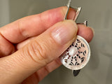 Silver 925 round marcasite