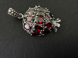 Pomegranate Silver 925 Pendant zircon