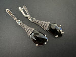 Enhance your style with our sterling silver 925 earrings. The faceted black stone gives a classic and eye-catching look. These long drop earrings are perfect for parties or roof cafes. Plus, with free shipping worldwide and discounts, it's the best idea for any jewelry lover. Get your Armenian jewelry today!
