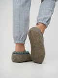 Chuni sheep wool 100% gray slippers
