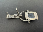 Earrings ring silver 925 Labradorite Armenian Spirit
